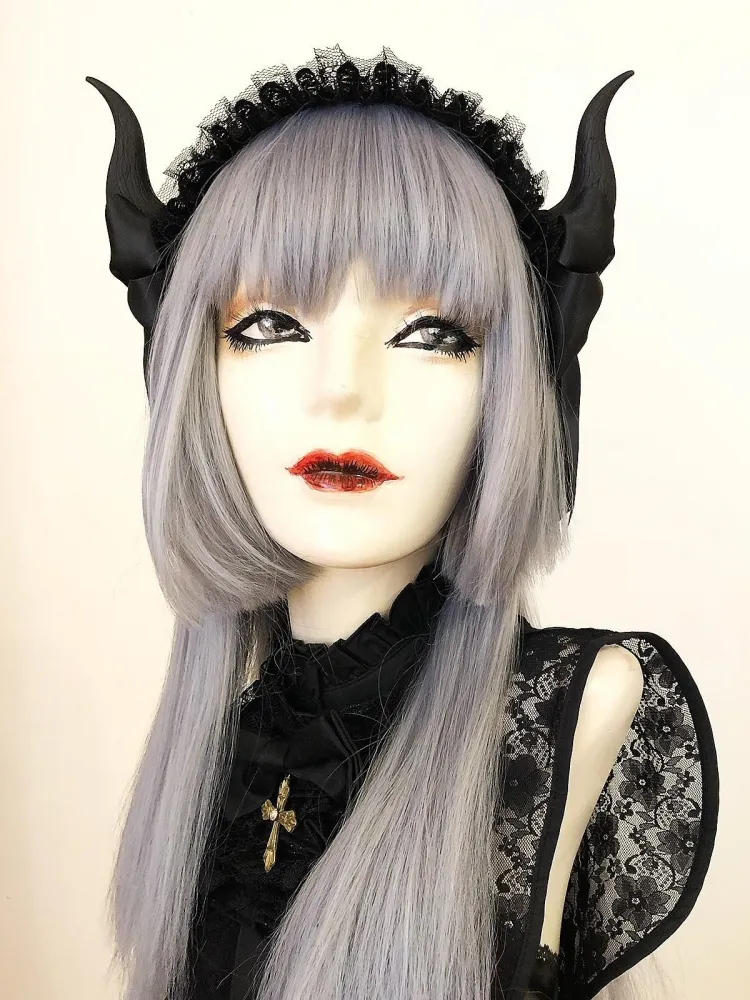 [Estrellas] Estrellas Devilhorn头裙/黑色X粉红色