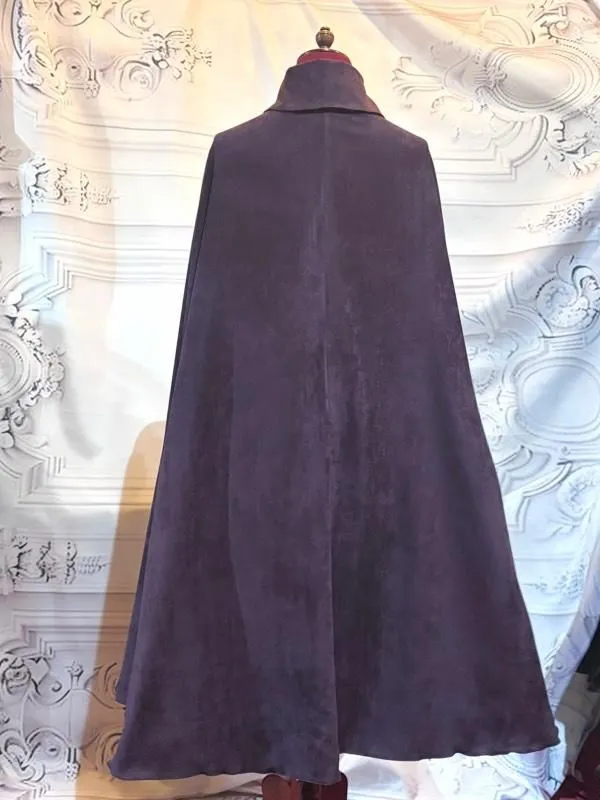 [Marble] Long cloak with Thailand: Black x Red