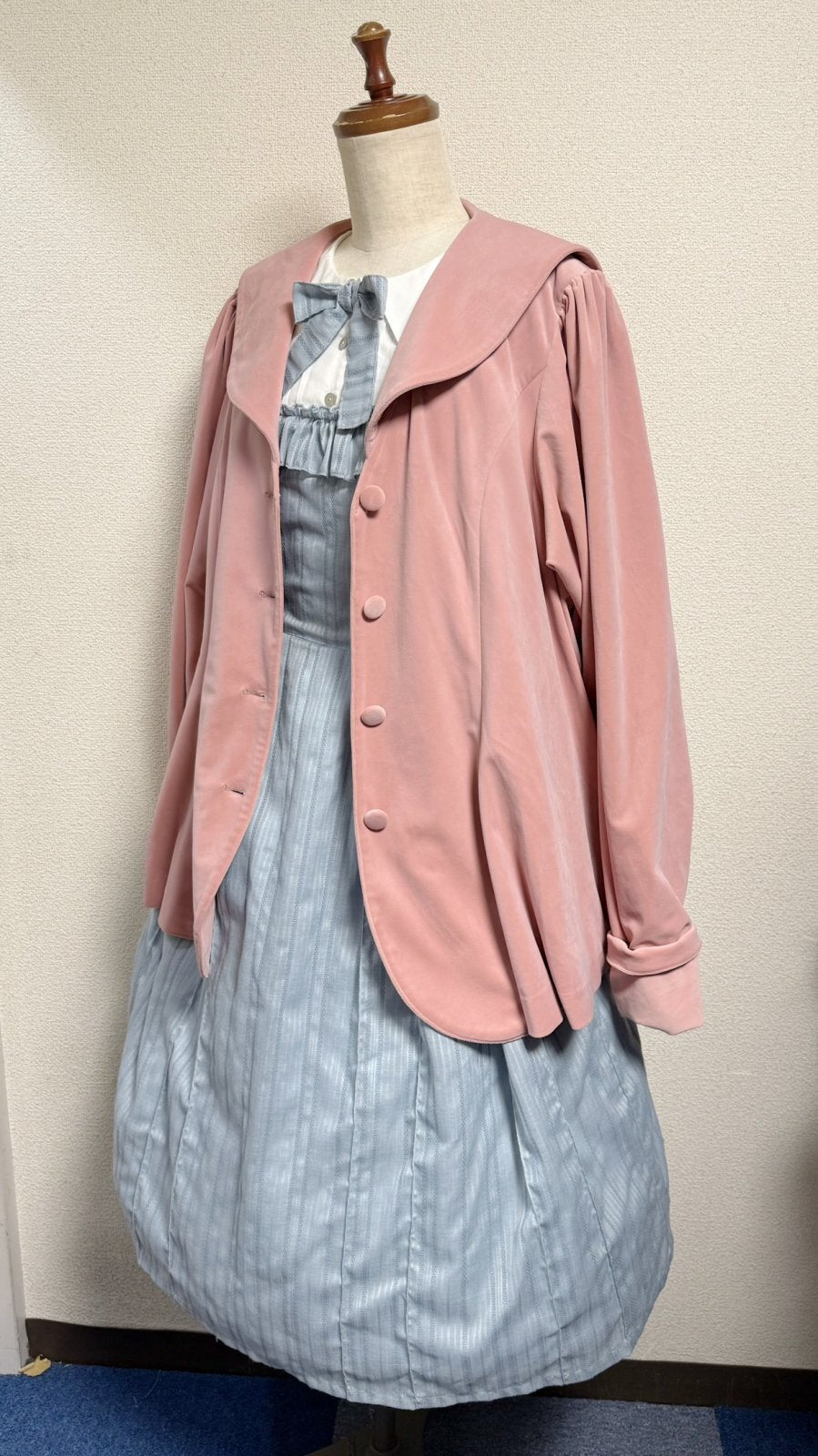 [Physical Drop] Physical Drop Lady Velveteen Jacke [Rosa/Übergröße]