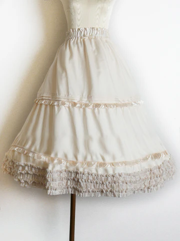 [Victorian maiden] Victorian Maiden Premiere Satin Petticoat Alazin/Cream/Prima Pink/Black ★Order period until November 24th★