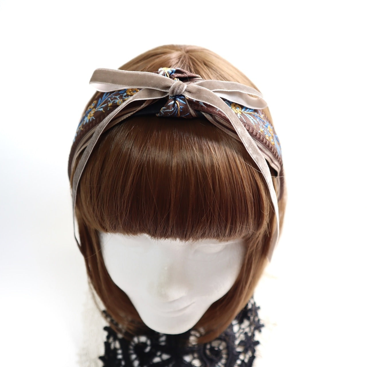 [Morun×Muuna Stoik] Morun Moona Stoik Rosengirlanden-Stirnband (BK/IV/BR)★Sommer-Sale-Artikel bis 23. August (Sonntag)★