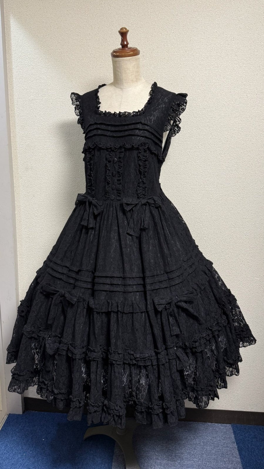 【Physical Drop】フィジカルドロップ　小公女JSK【黒レース生地・レギュラー丈】