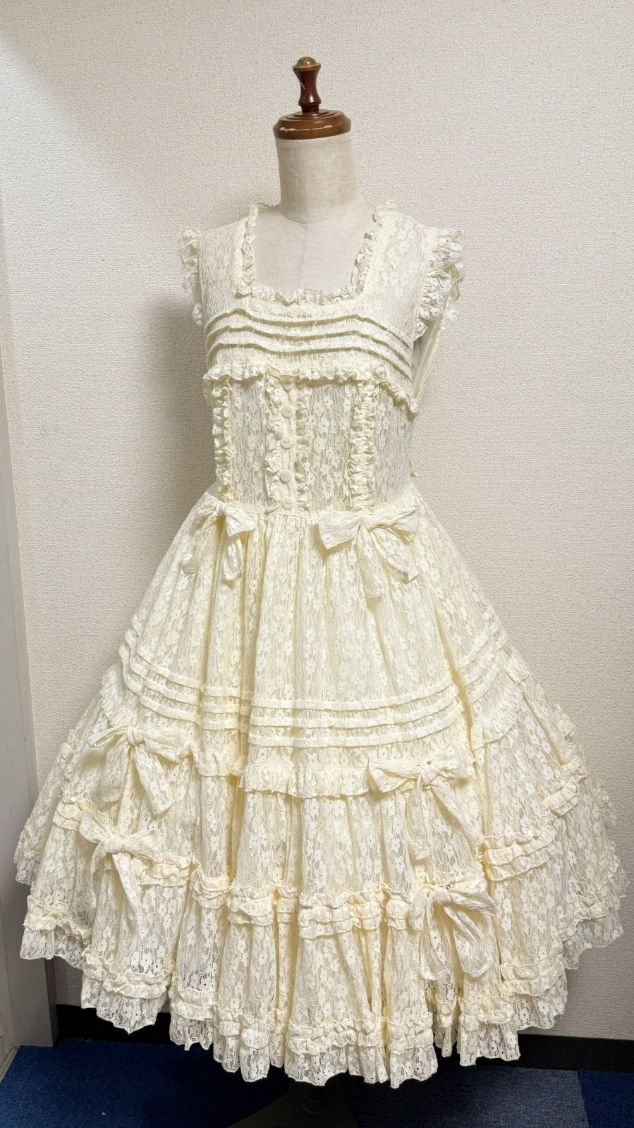 【Physical Drop】フィジカルドロップ　小公女JSK【アイボリーレース生地・レギュラー丈】