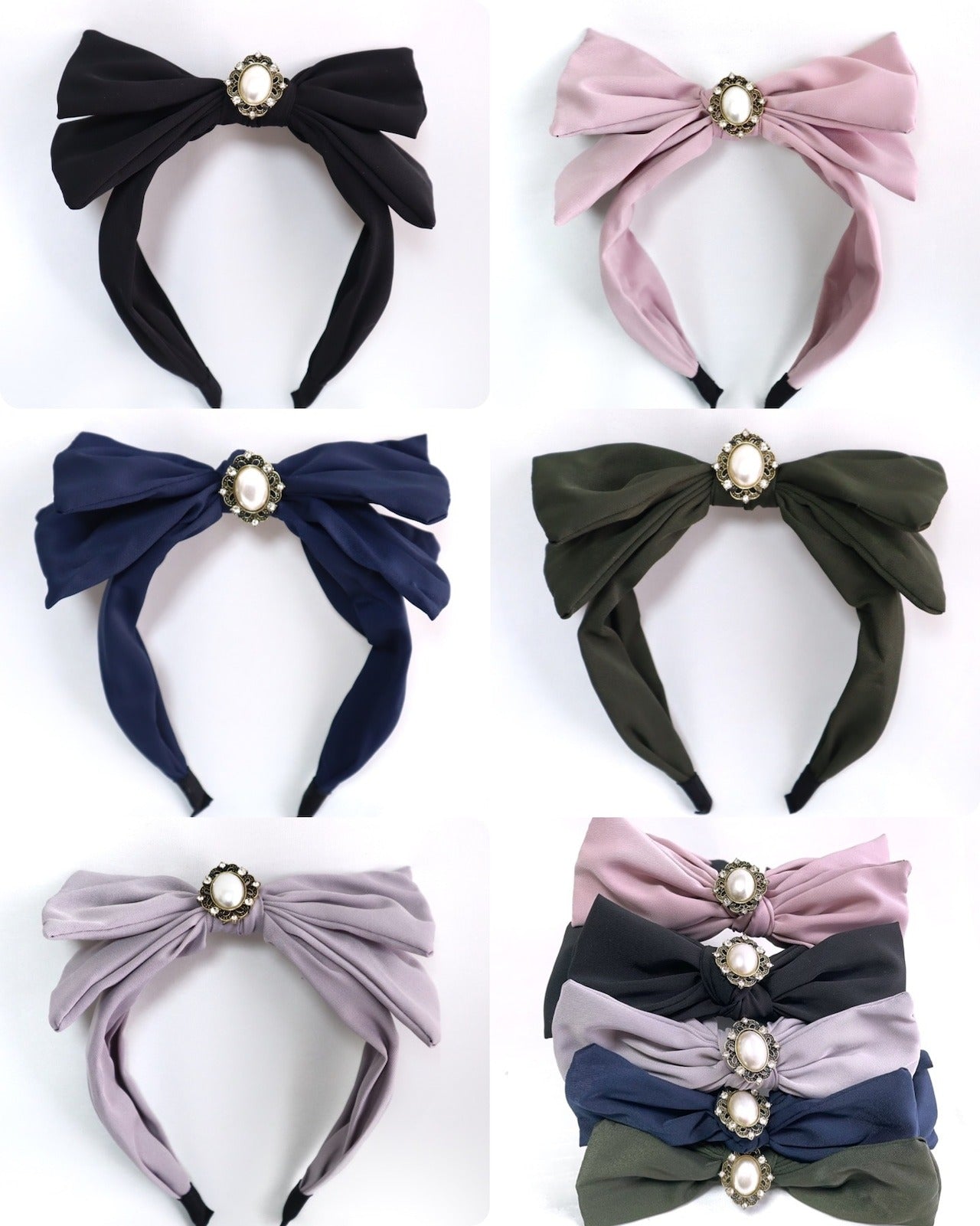 [Morun×Muuna Stoik] Morun Muuna Stoik Grace StirnbandPink/Green　★Sommer-Sale-Artikel bis 23. August (Sonntag)★