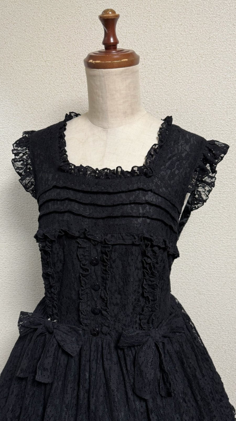 【Physical Drop】フィジカルドロップ　小公女JSK【黒レース生地・レギュラー丈】