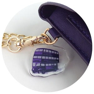 【Flapper】フラッパー　Harry Potter×Flapperマジカルモーターズポーチ付きエコバッグ　レッド(ホグワーツ特急)/パープル(夜の騎士バス)