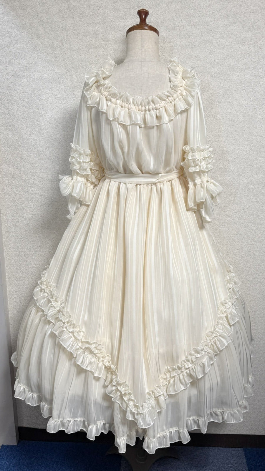 [Physical Drop] Physical Drop Fairy Ruched Dress [Ivory]