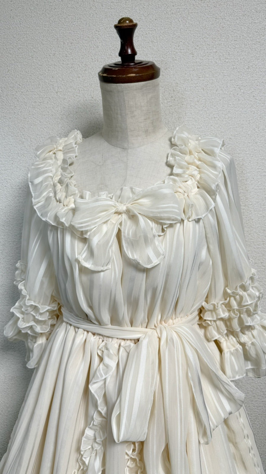[Physical Drop] Physical Drop Fairy Ruched Dress [Ivory]