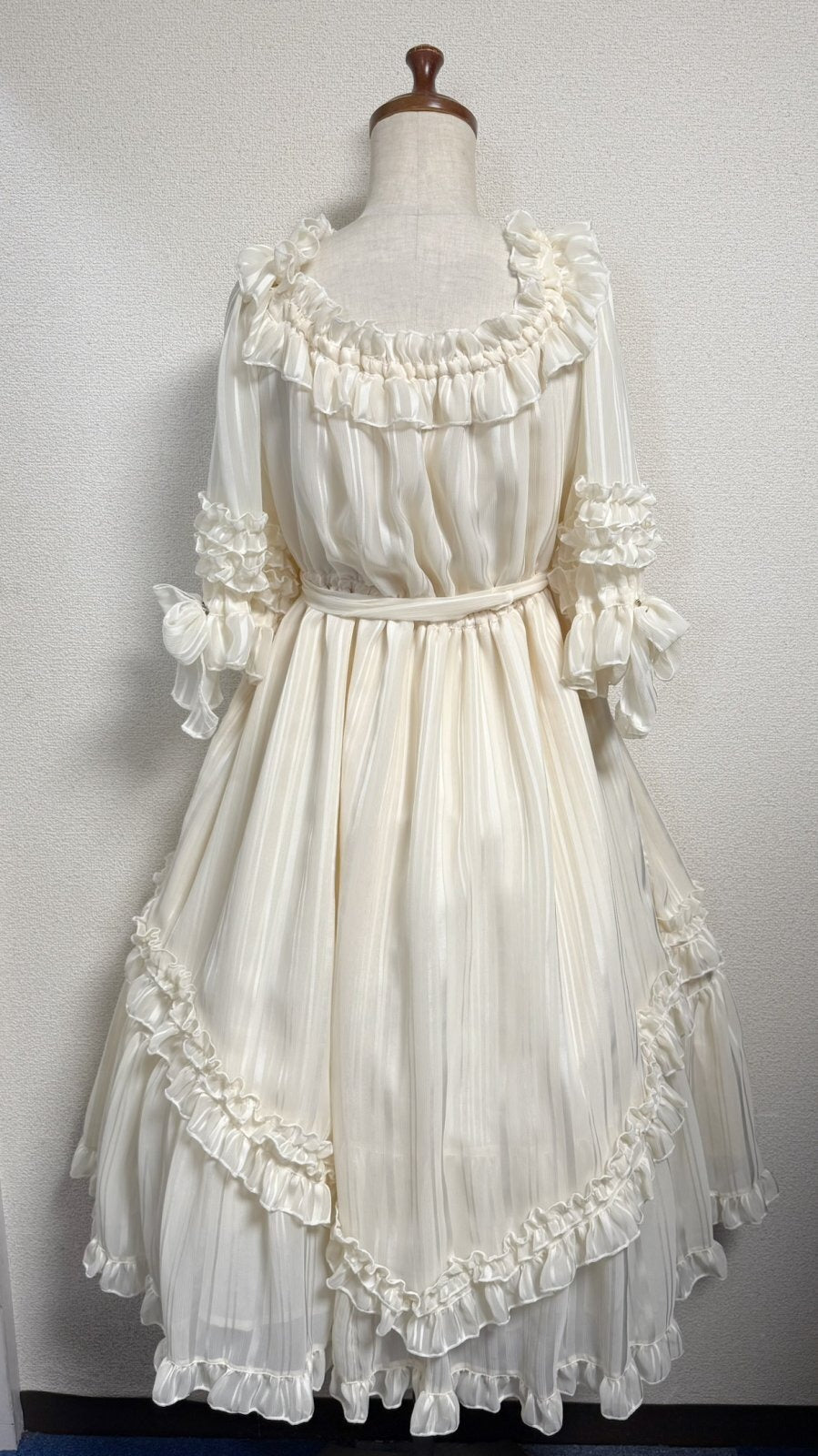 [Physical Drop] Physical Drop Fairy Ruched Dress [Ivory]