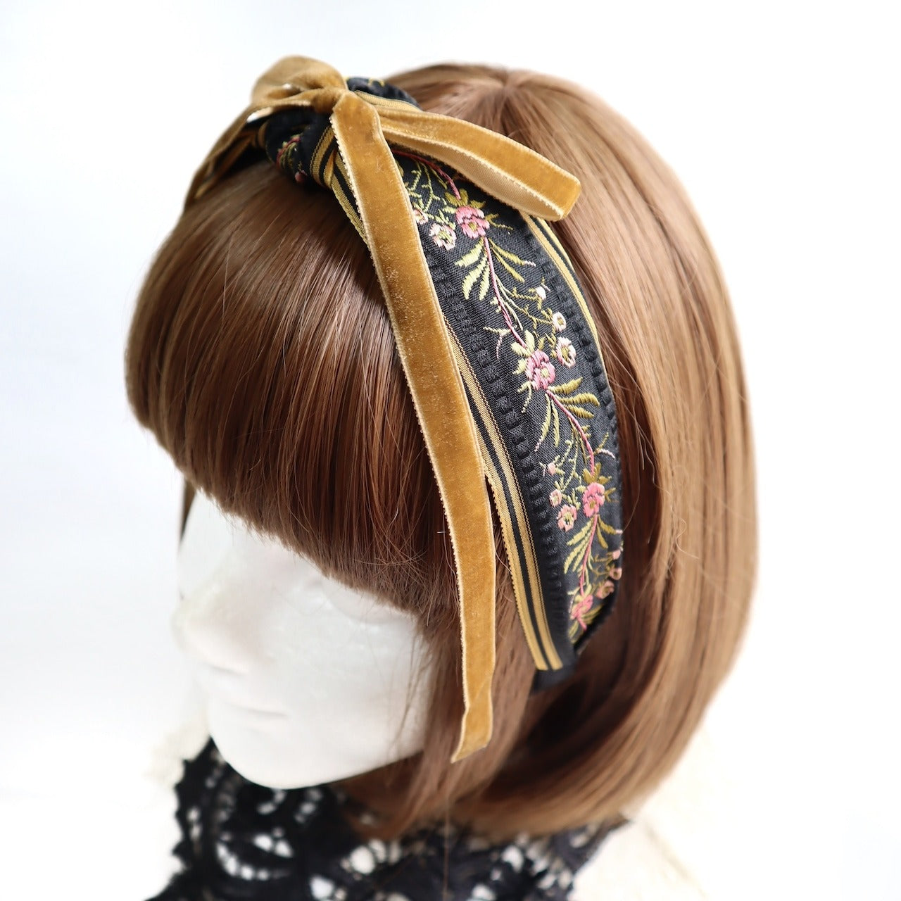 [Morun×Muuna Stoik] Morun Moona Stoik Rosengirlanden-Stirnband (BK/IV/BR)★Sommer-Sale-Artikel bis 23. August (Sonntag)★