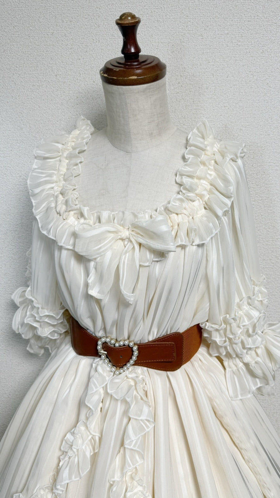 [Physical Drop] Physical Drop Fairy Ruched Dress [Ivory]