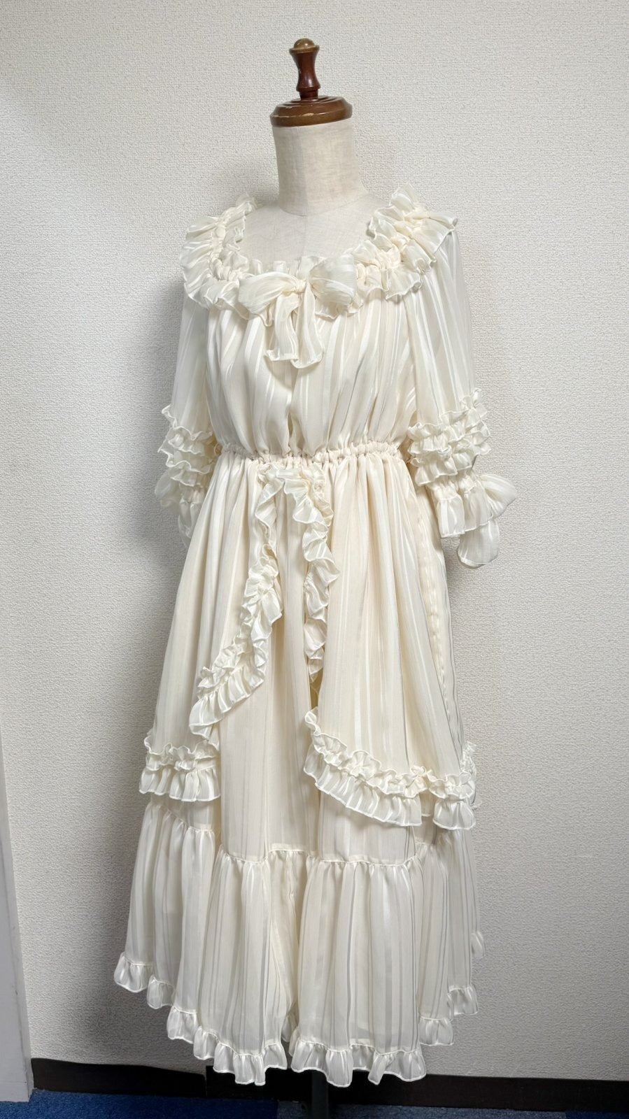 [Physical Drop] Physical Drop Fairy Ruched Dress [Ivory]