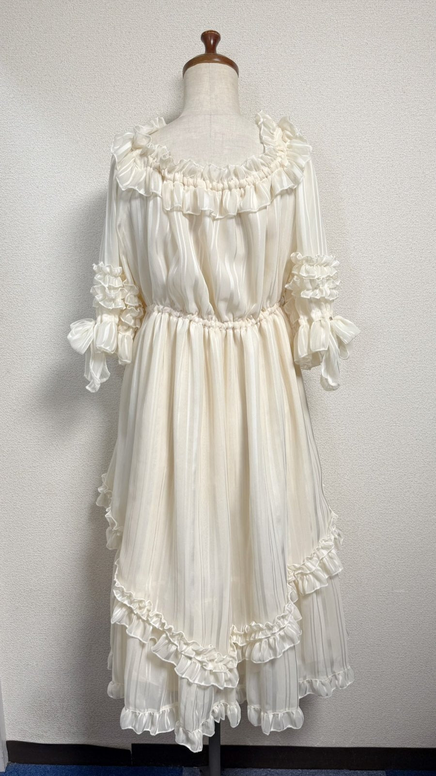 [Physical Drop] Physical Drop Fairy Ruched Dress [Ivory]