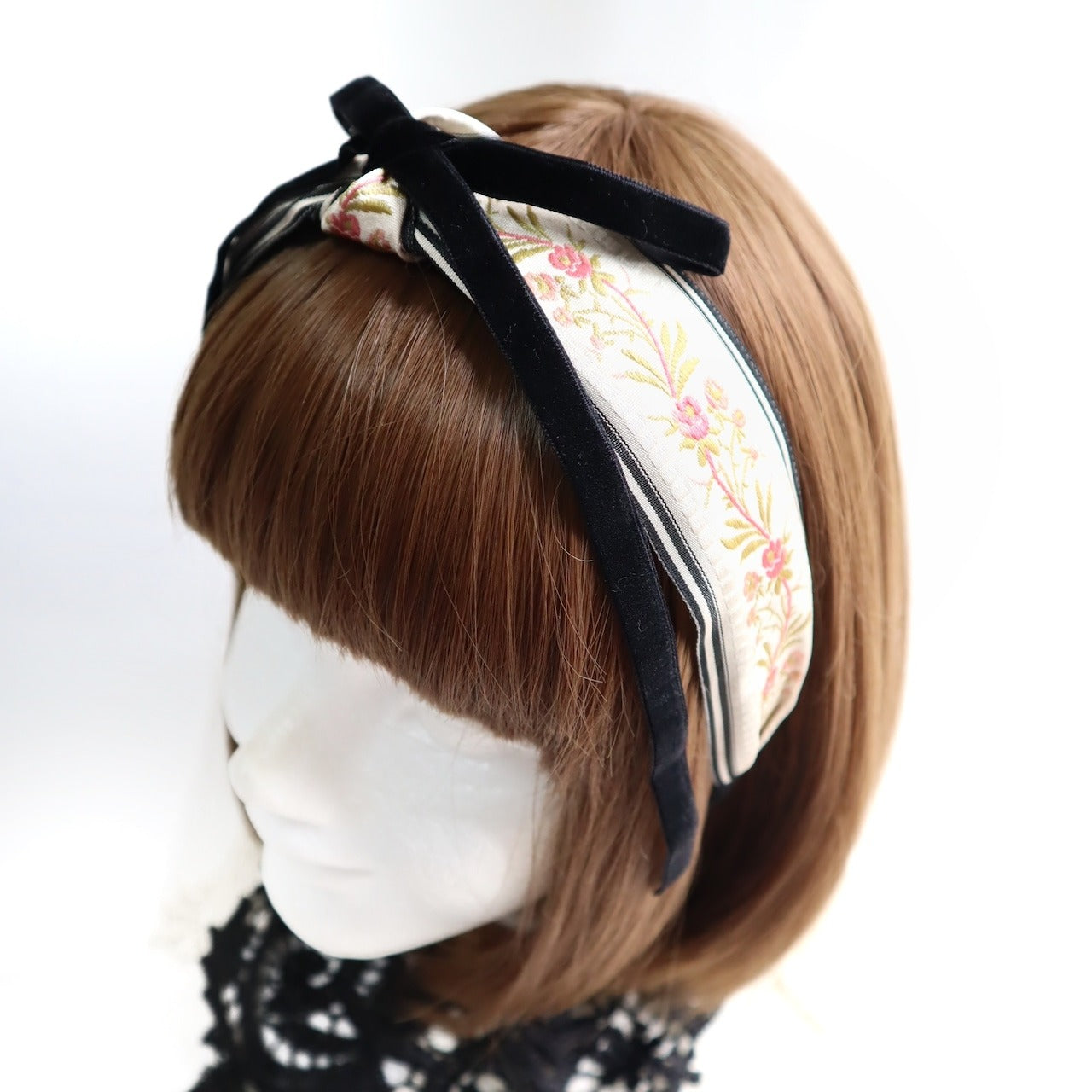 [Morun×Muuna Stoik] Morun Moona Stoik Rosengirlanden-Stirnband (BK/IV/BR)★Sommer-Sale-Artikel bis 23. August (Sonntag)★