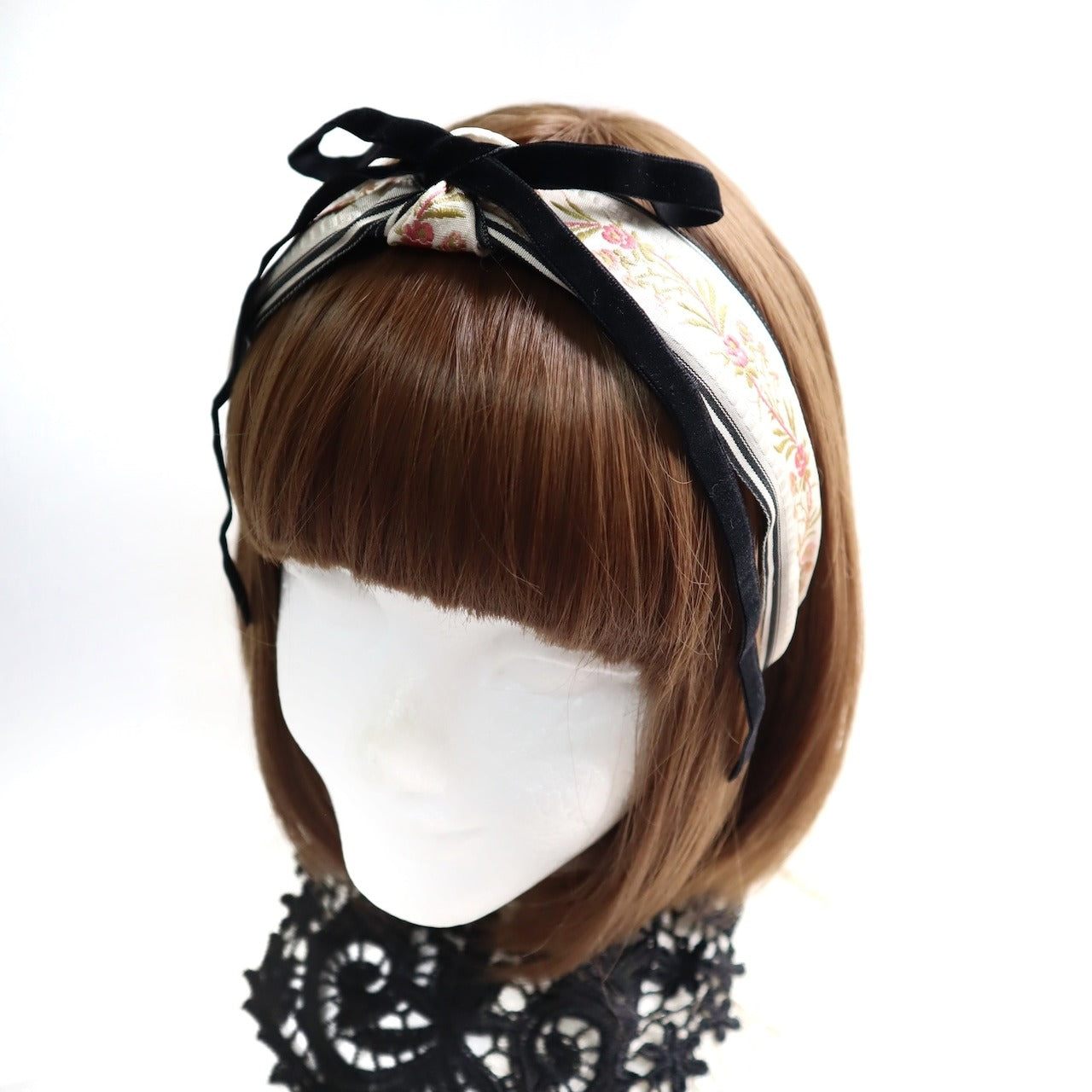[Morun×Muuna Stoik] Morun Moona Stoik Rosengirlanden-Stirnband (BK/IV/BR)★Sommer-Sale-Artikel bis 23. August (Sonntag)★