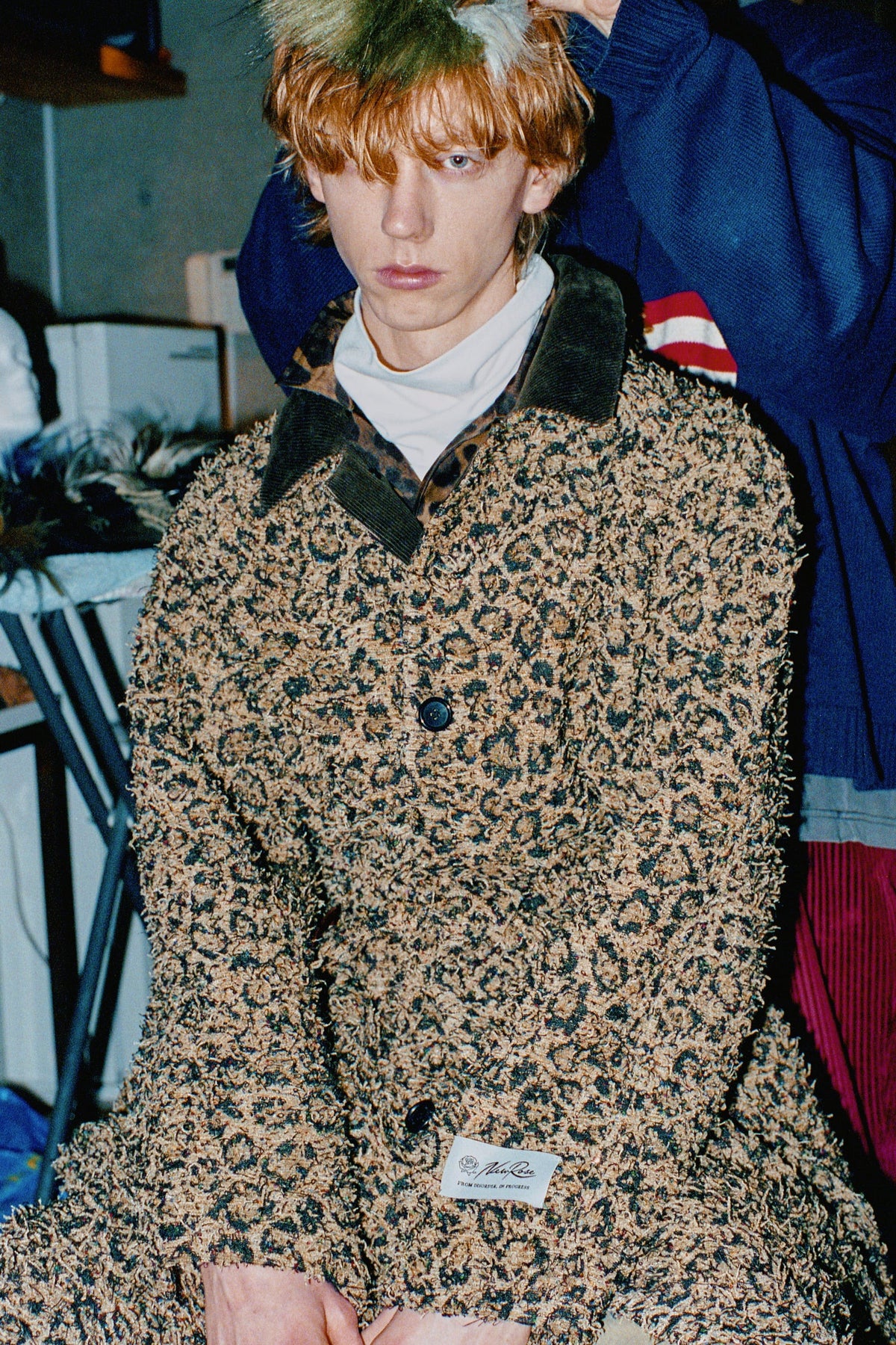 [New Rose] CHECK JACQUARD × MOHAIR