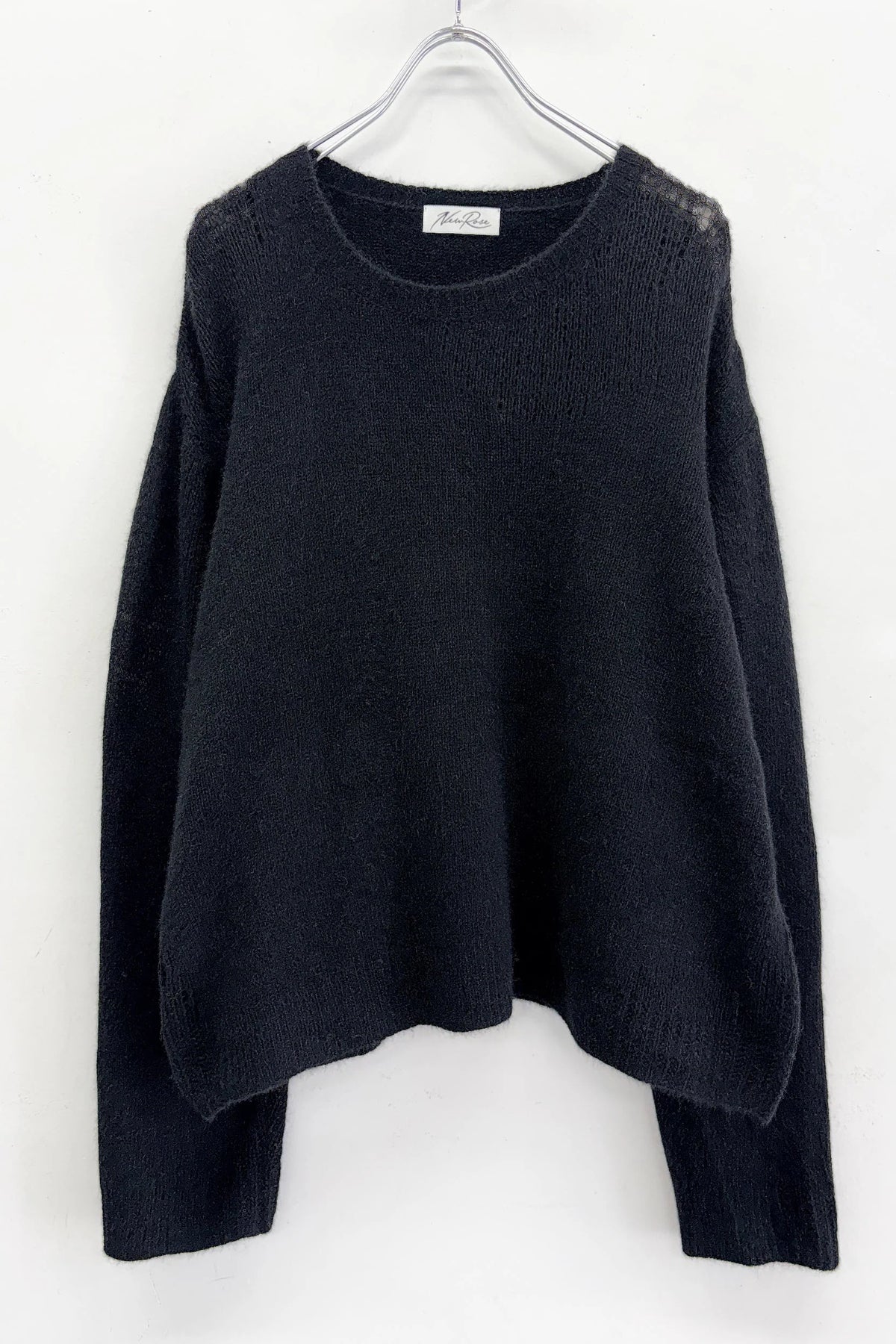 [New Rose] CHECK JACQUARD × MOHAIR