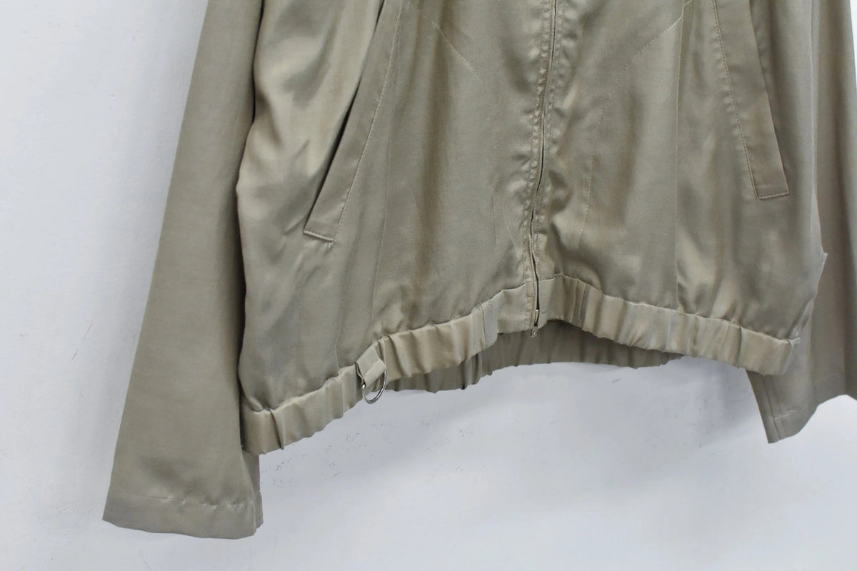 【New Rose】　Embroidery Wrinklework Blouson