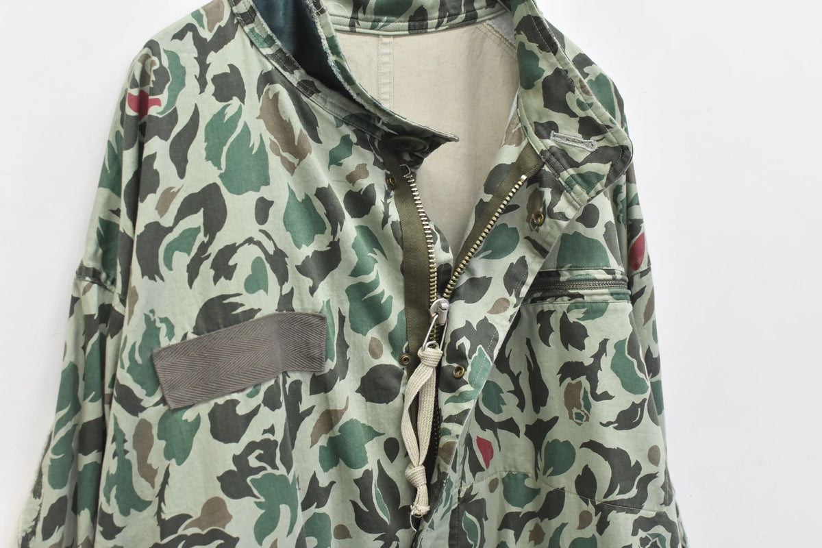 [新玫瑰色]★现已接受预订★40/- ROSE 迷彩 M65 COAT
