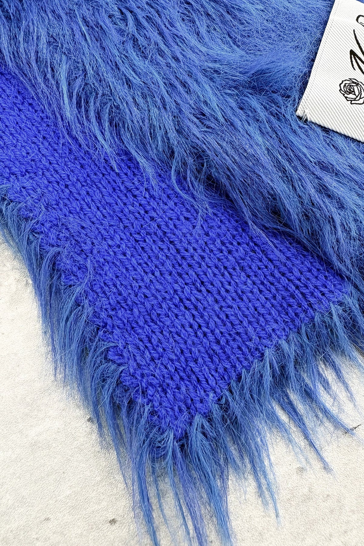 【New Rose】　SHAGGY KNIT NARROW SCARF