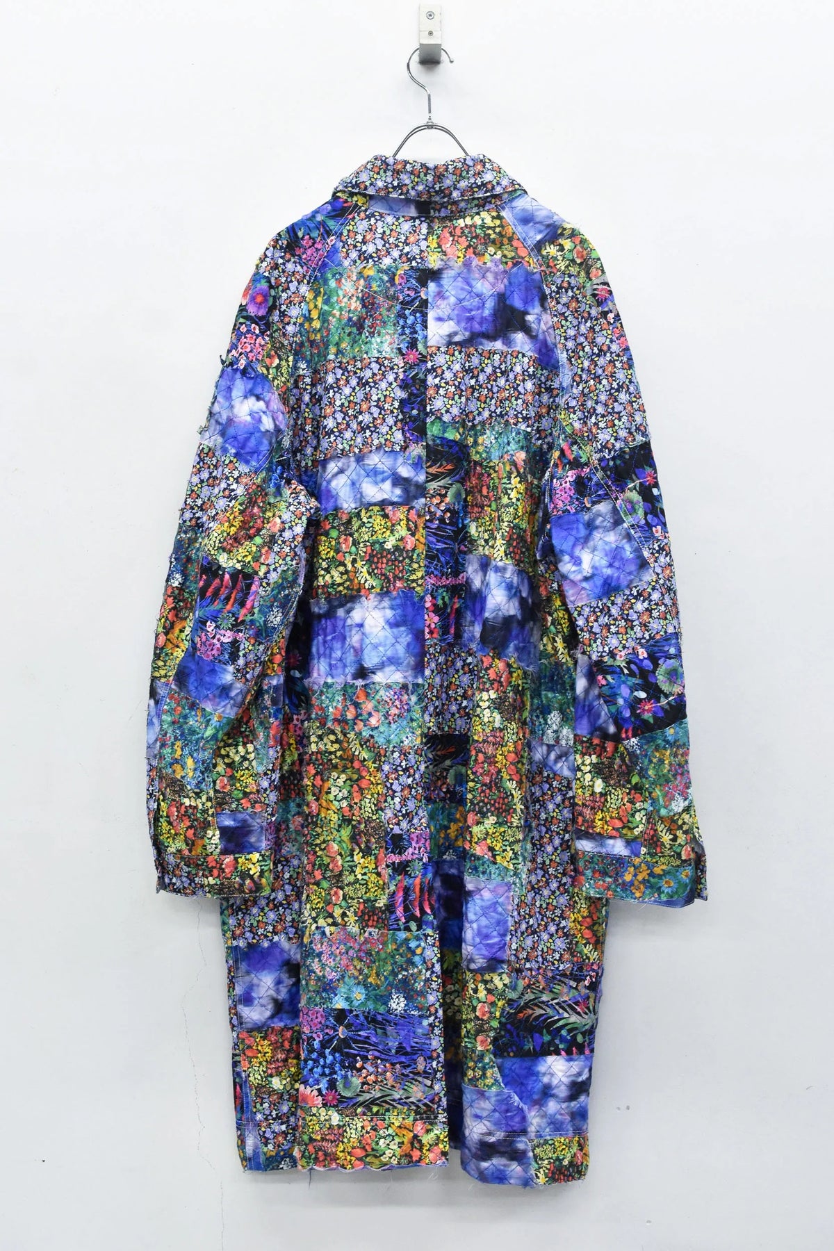 【New Rose】　Patchwork Quilt Raglan Sleeve Coat