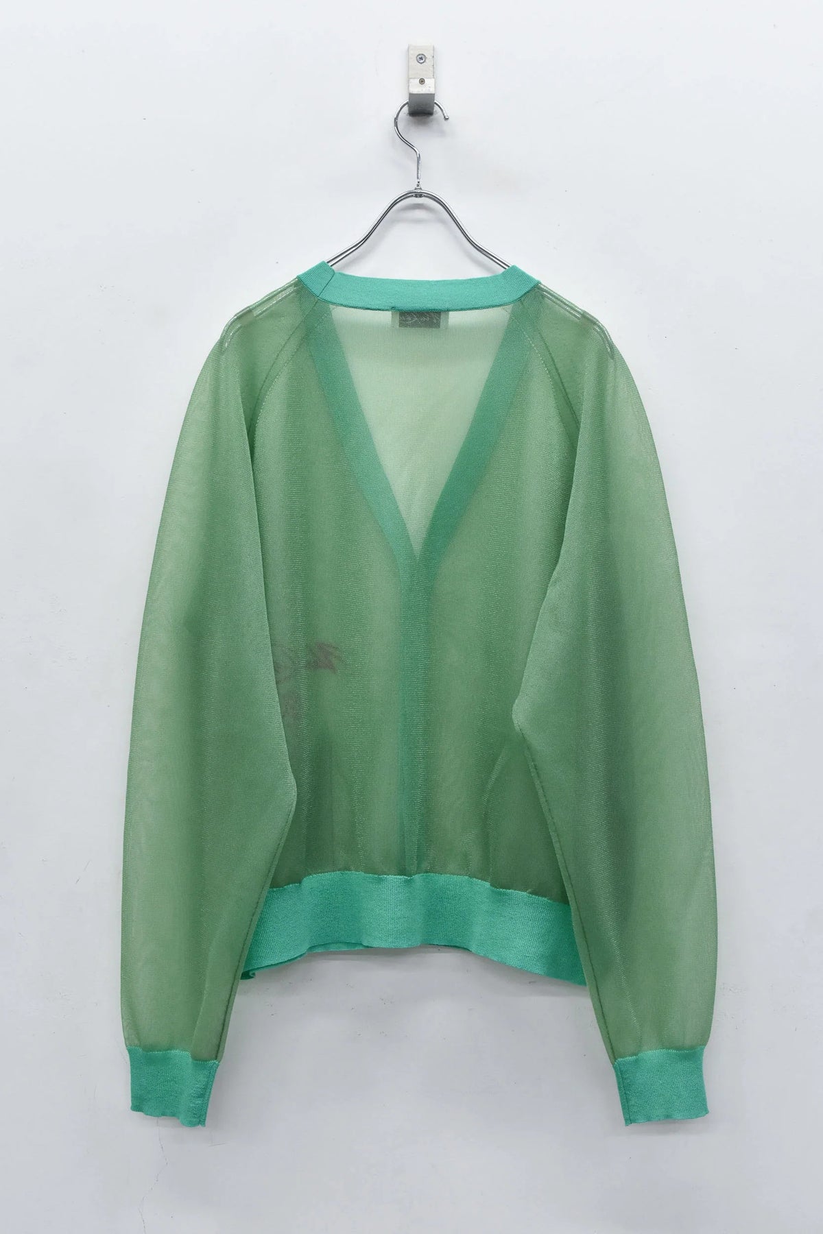 【New Rose】　Sheer Knit Cardigan / Airbrush