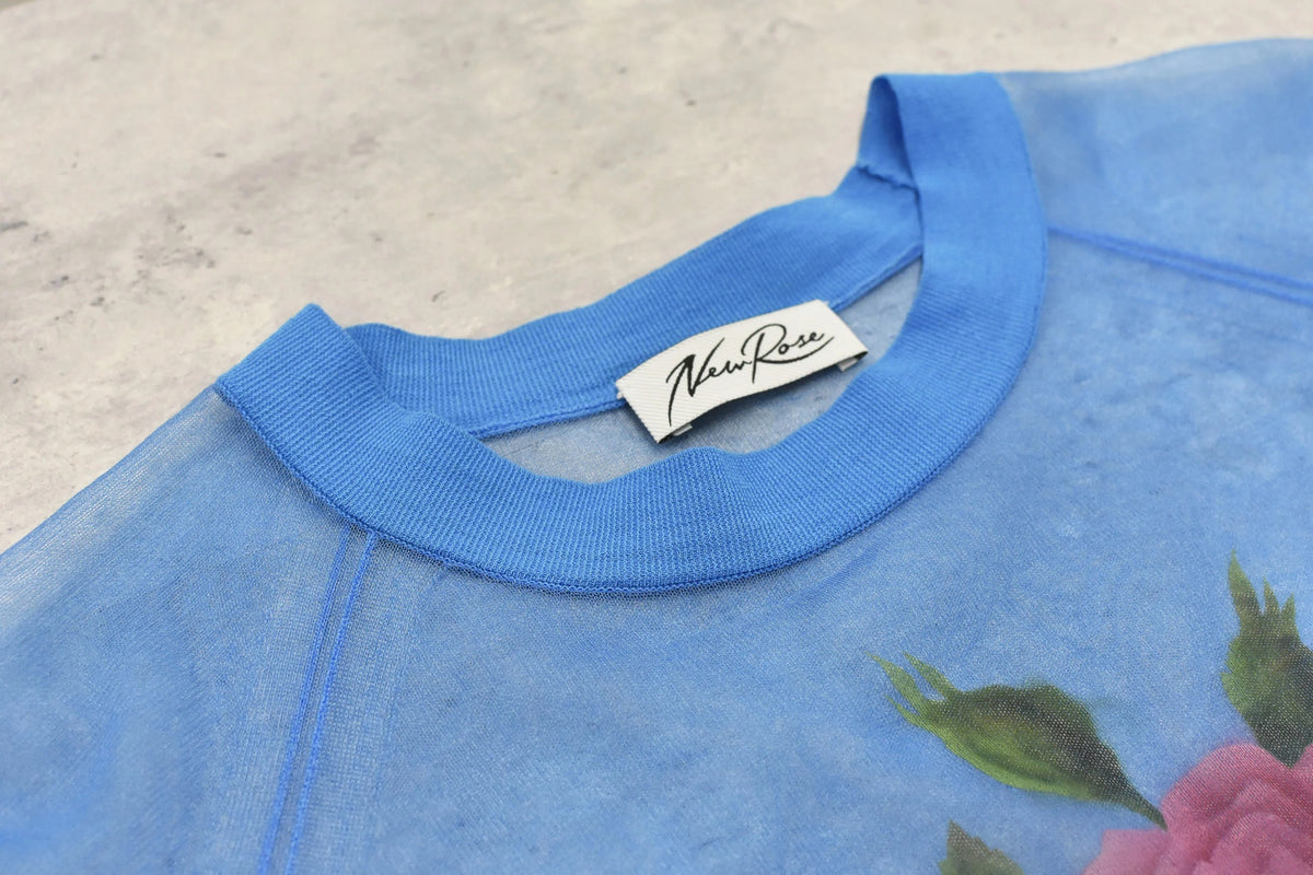 【New Rose】　Sheer Knit Pullover / Airbrush