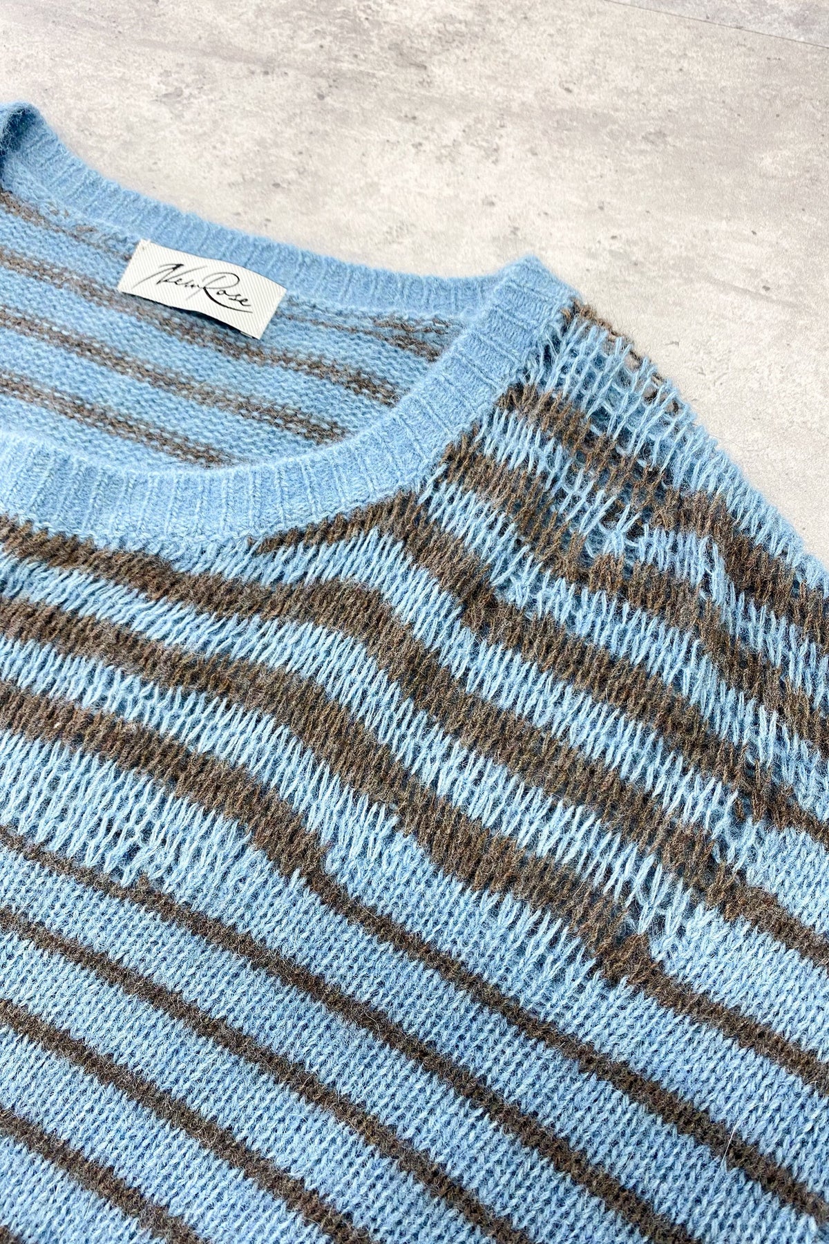 [New Rose] CHECK JACQUARD × MOHAIR