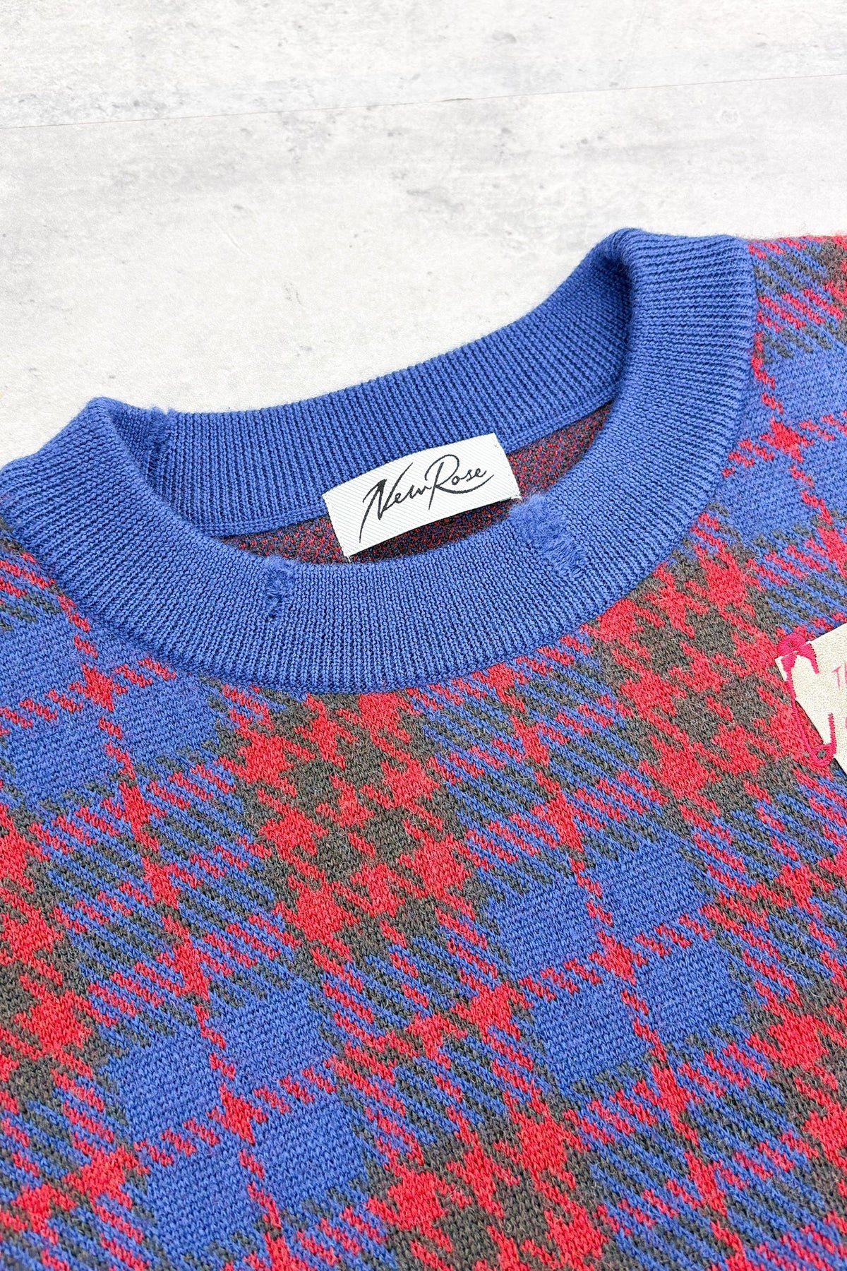 【New Rose】　CHECK JACQUARD × MOHAIR