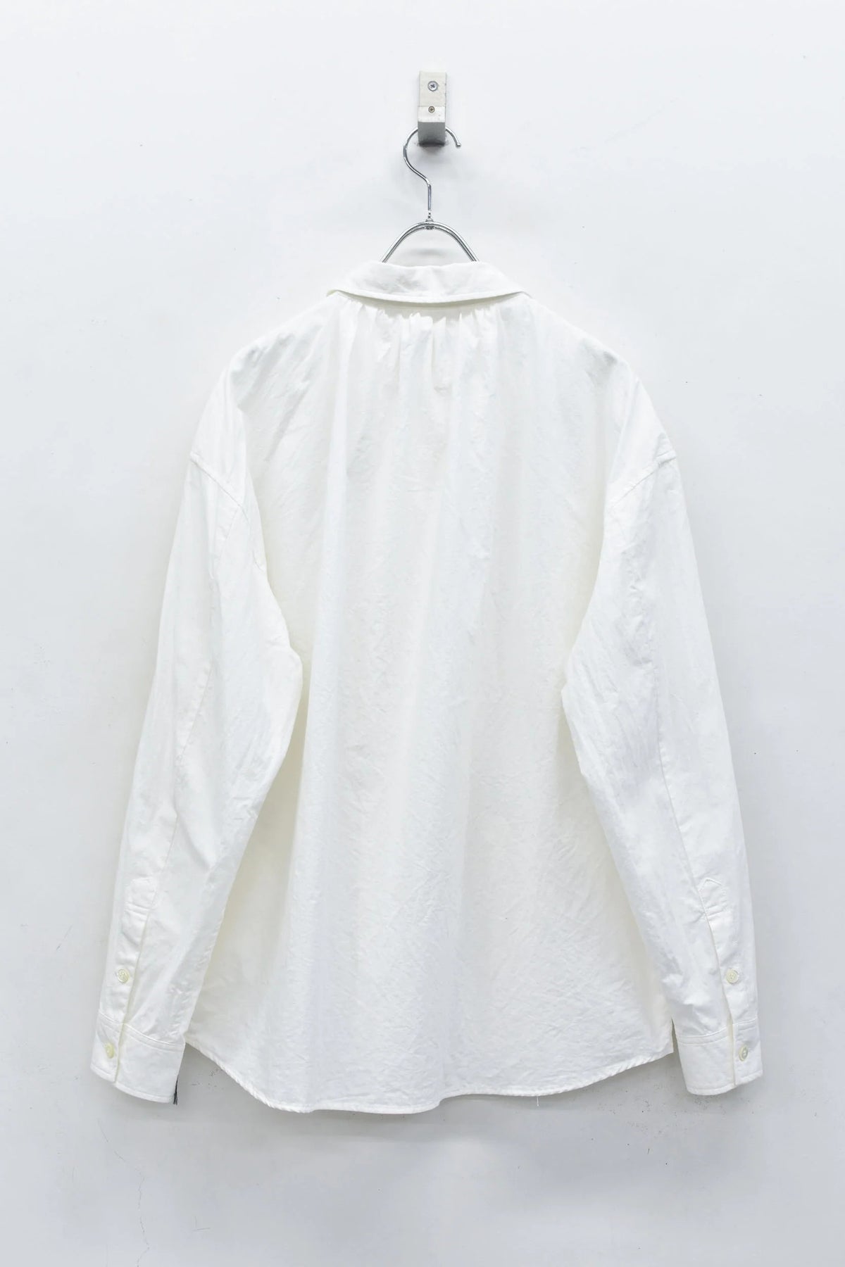【New Rose】　Embroidery Wrinklework Long-sleeve Shirt