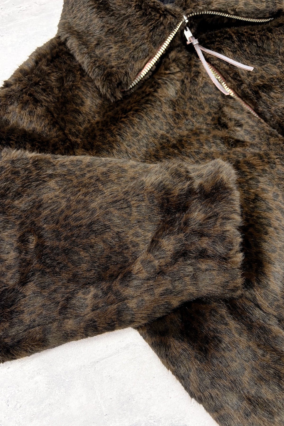 【New Rose】　ANIMAL FUR BLOUSON / REVERSIBLE