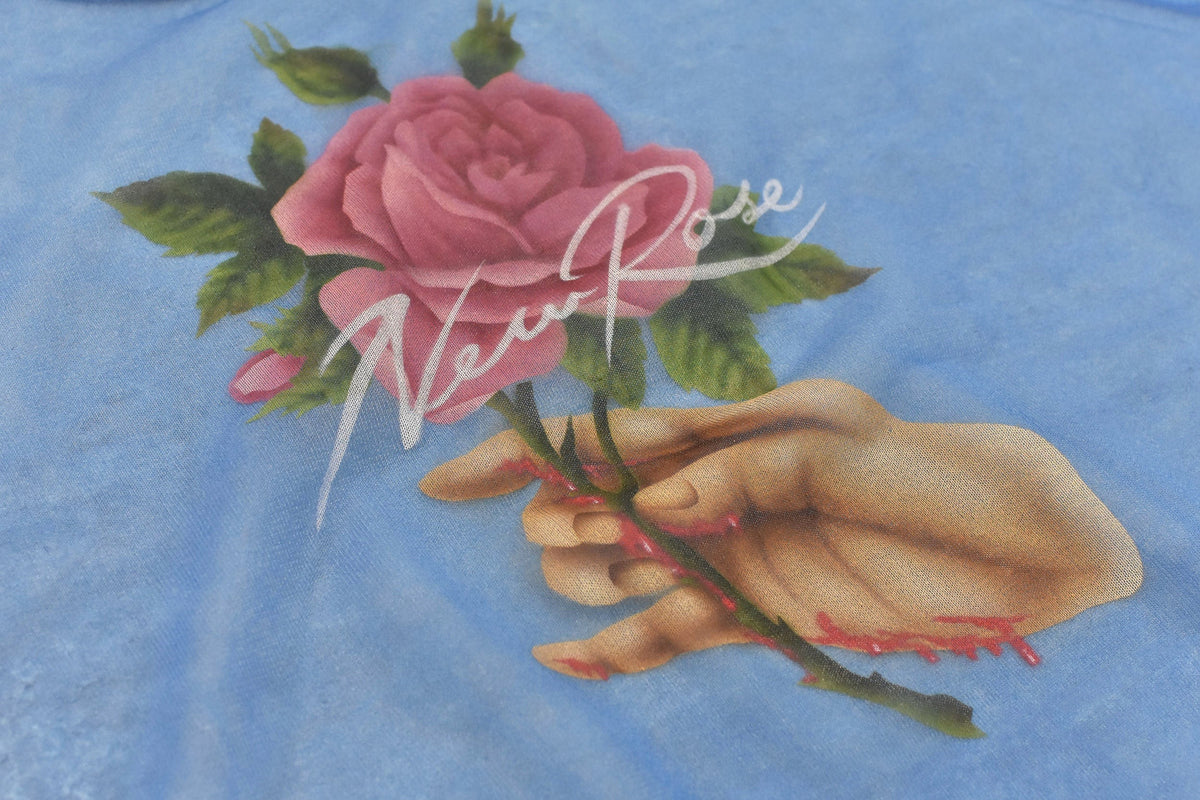 【New Rose】　Sheer Knit Pullover / Airbrush