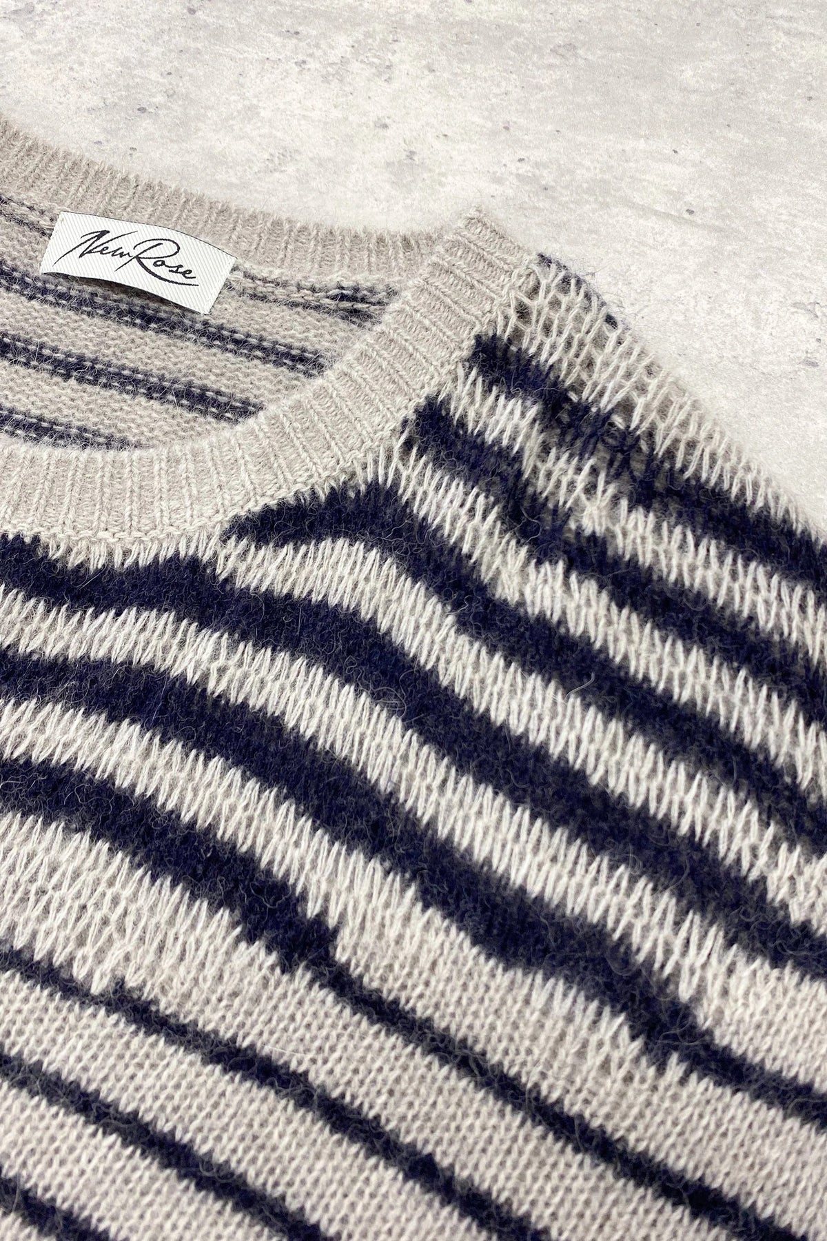 [New Rose] CHECK JACQUARD × MOHAIR