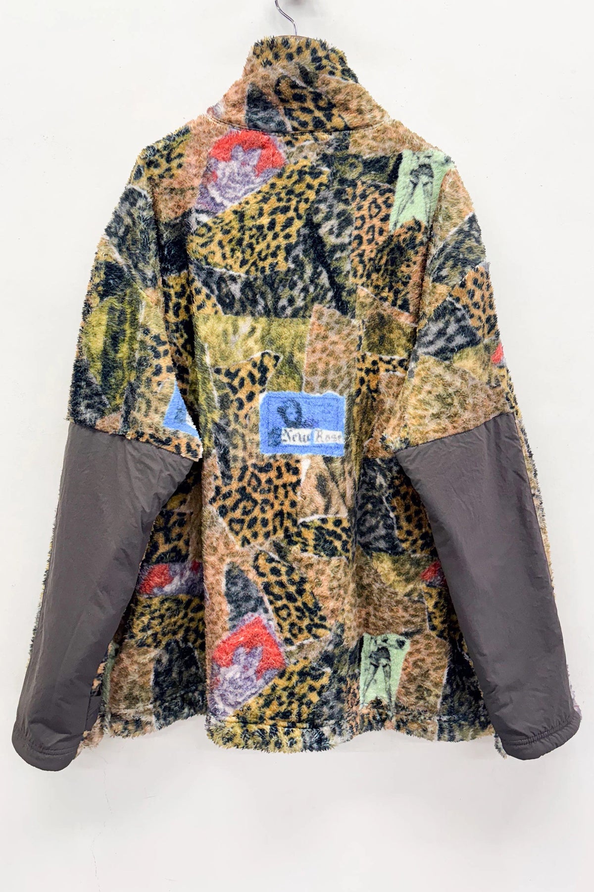 【New Rose】　FLEECE ZIP UP BLOUSON / all-over print