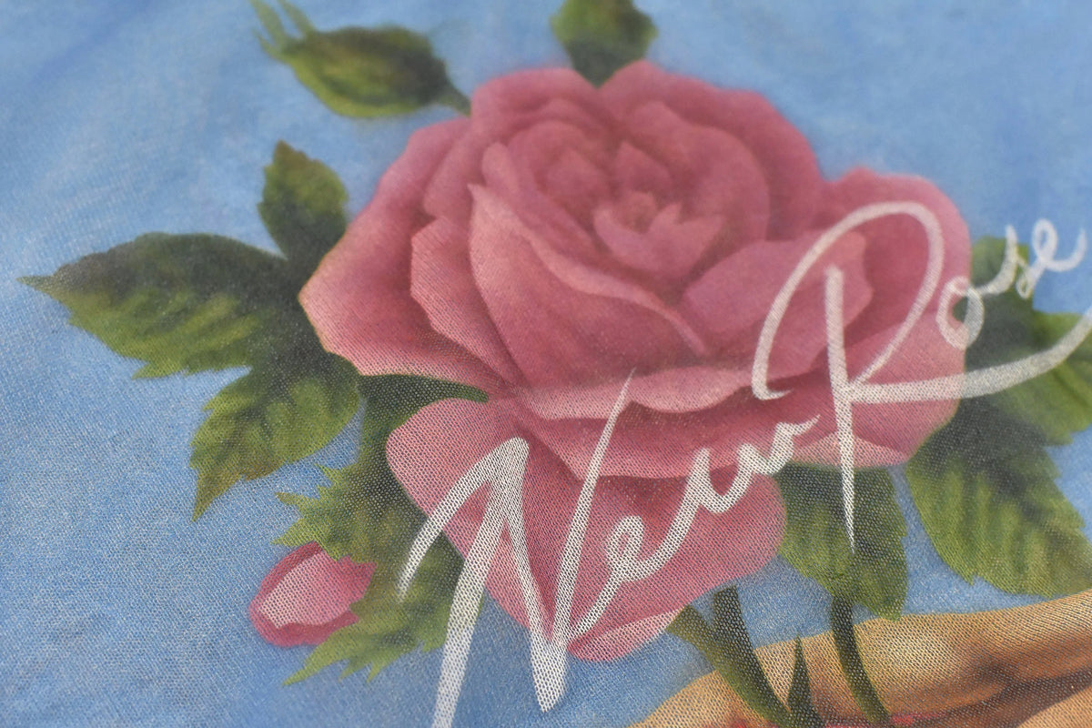 【New Rose】　Sheer Knit Pullover / Airbrush