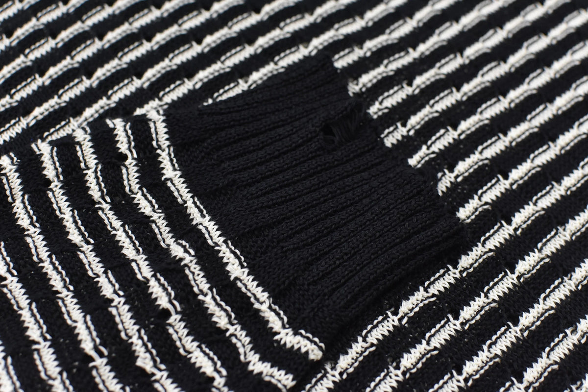 【New Rose】　Links Knitting Destroy Pullover