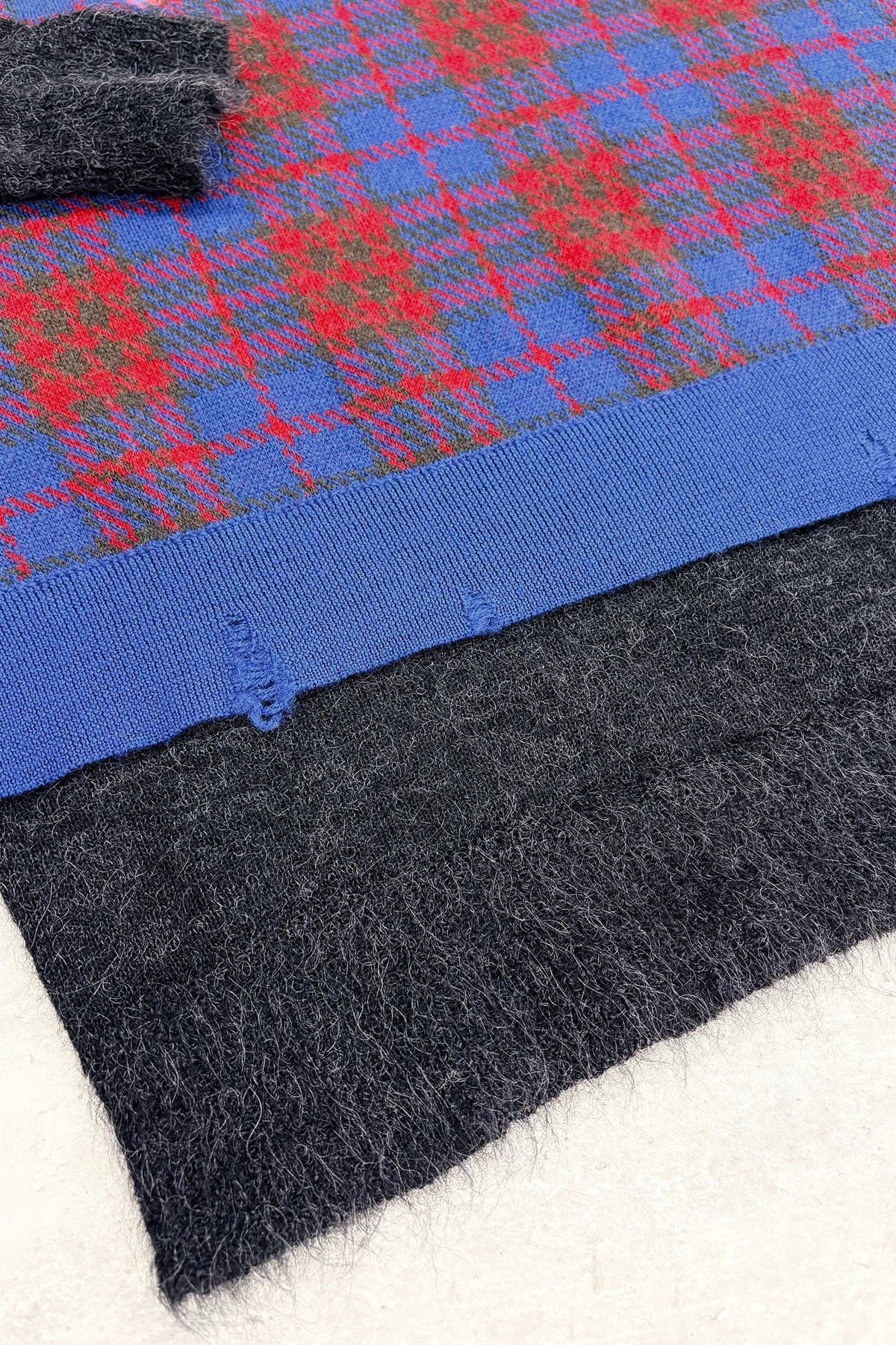 【New Rose】　CHECK JACQUARD × MOHAIR