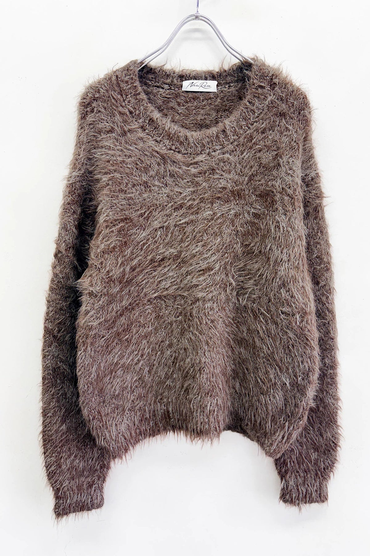 【New Rose】　　SHAGGY KNIT PULLOVER