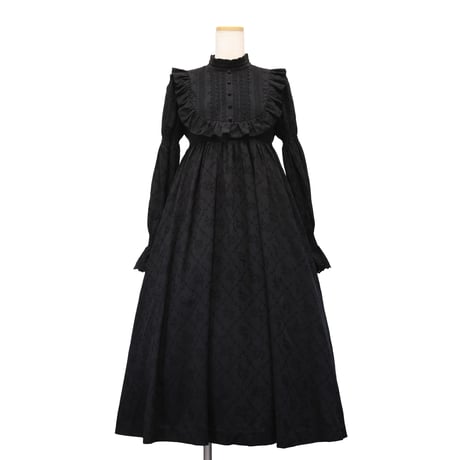 [Sheglit] Sheglit "Thorny Princess"Ruffle Dress Black