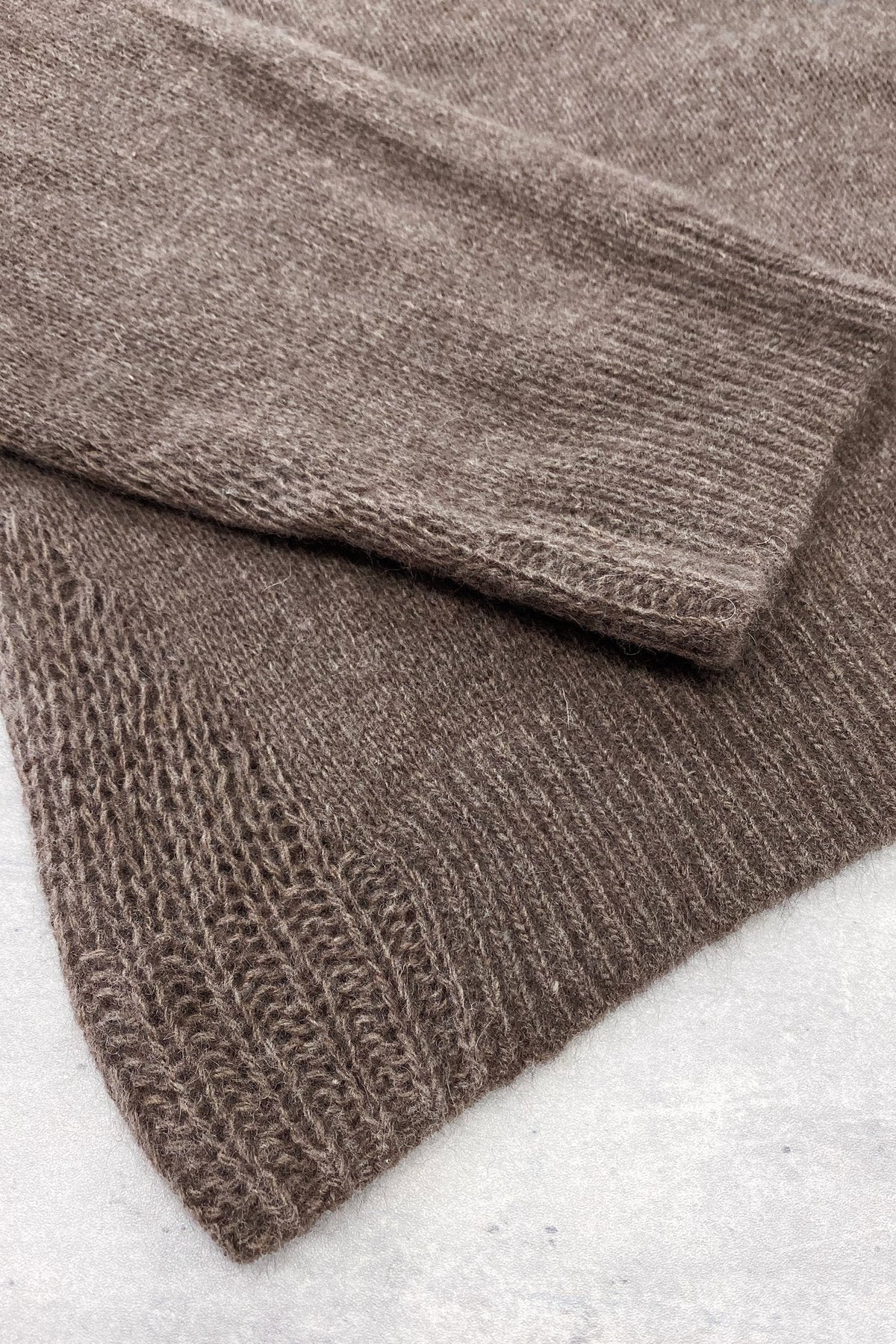 [New Rose] CHECK JACQUARD × MOHAIR