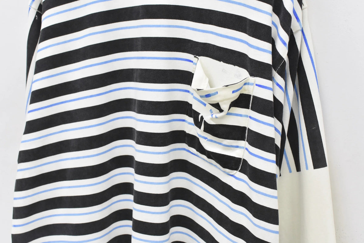 【New Rose】　★ご予約受付中★　DIAGONAL STRIPE PRINT L/S Tee