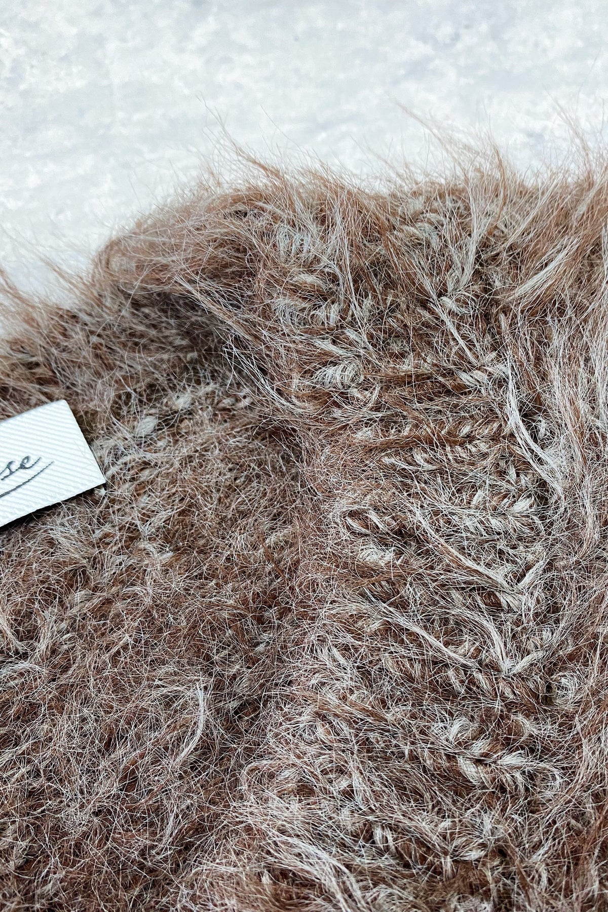 【New Rose】　　SHAGGY KNIT PULLOVER