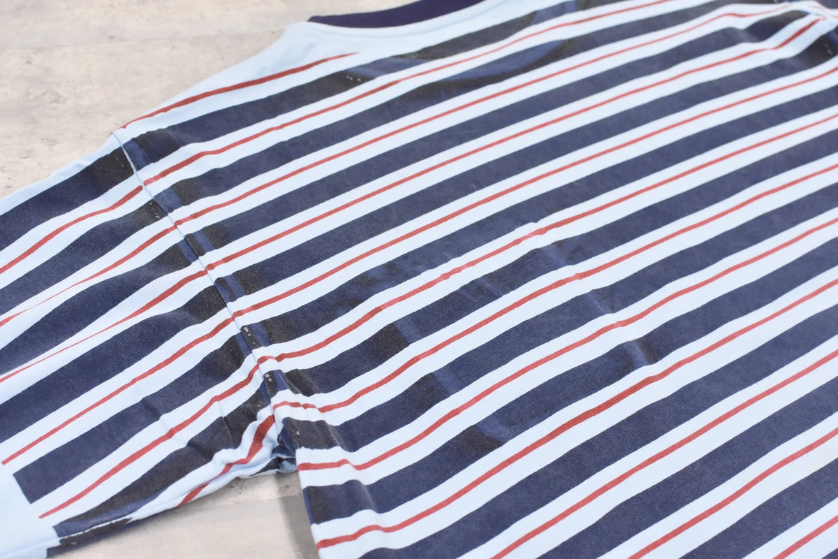 【New Rose】　★ご予約受付中★　DIAGONAL STRIPE PRINT L/S Tee