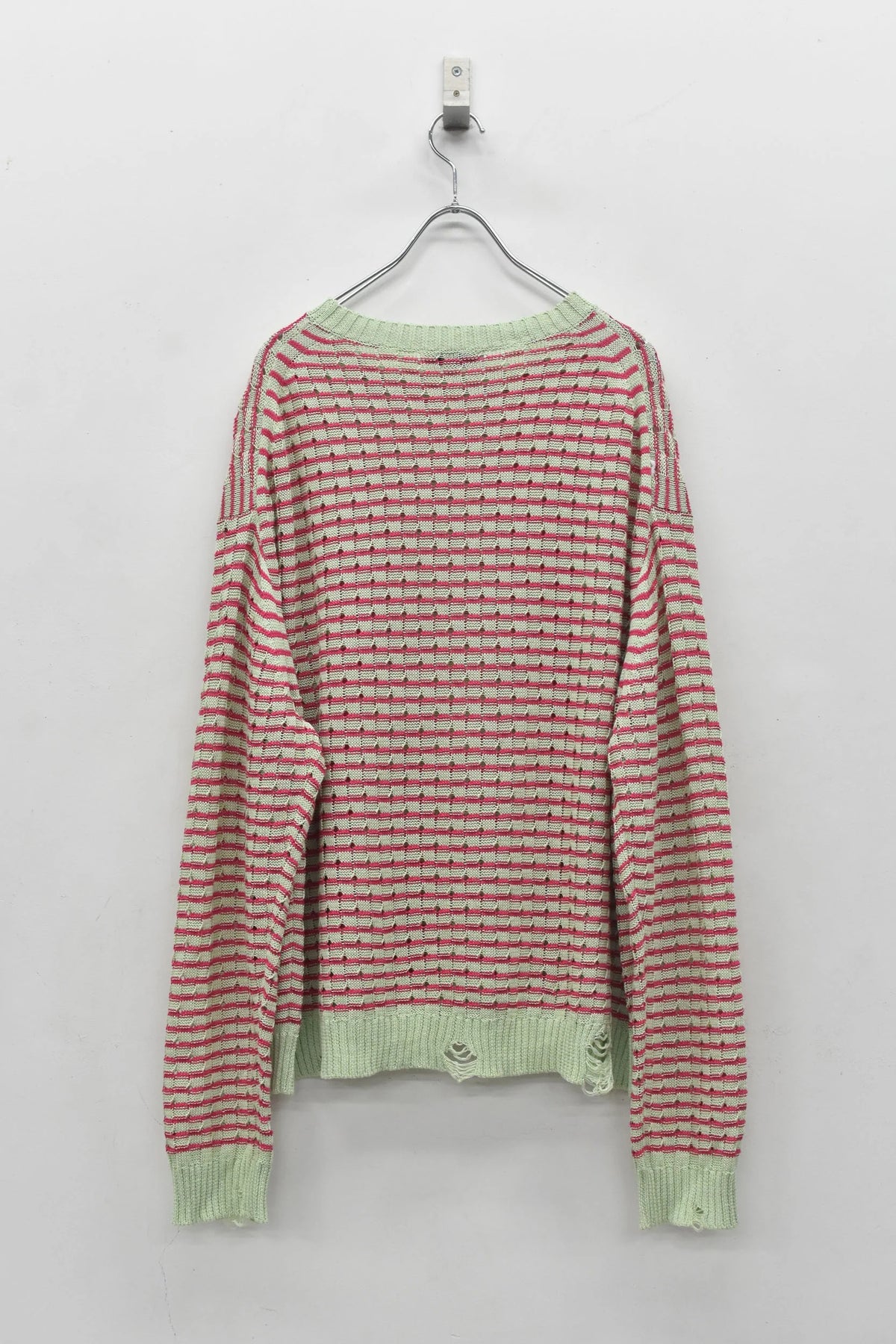 【New Rose】　Links Knitting Destroy Pullover