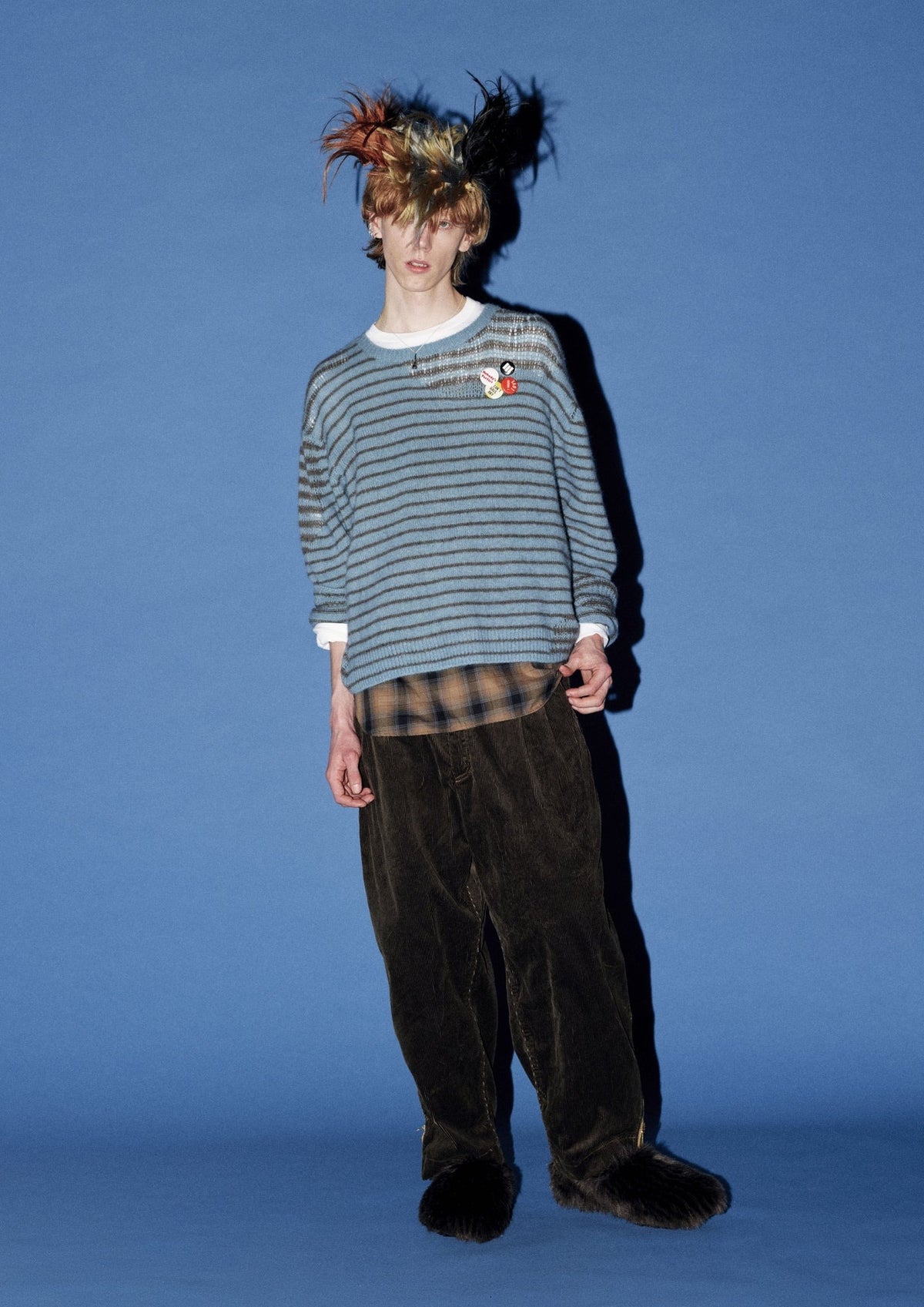 [New Rose] CHECK JACQUARD × MOHAIR