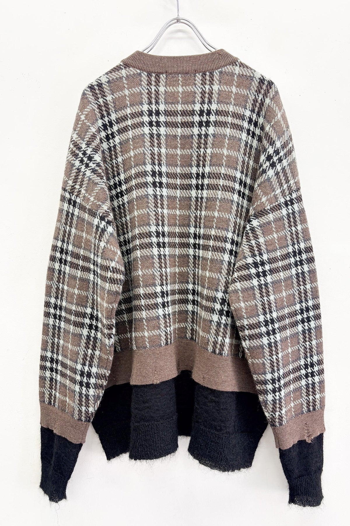 【New Rose】　CHECK JACQUARD × MOHAIR