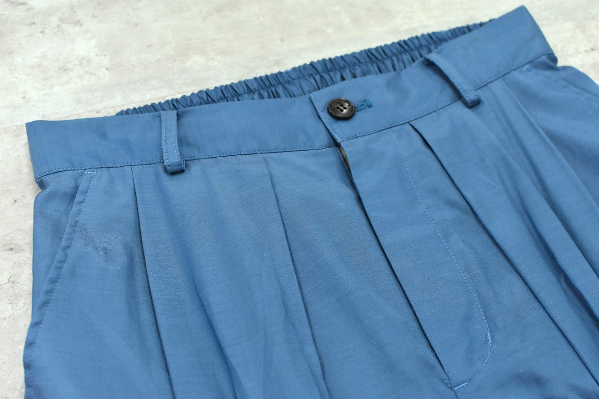 【New Rose】　Embroidery Wrinklework Tuck Pants