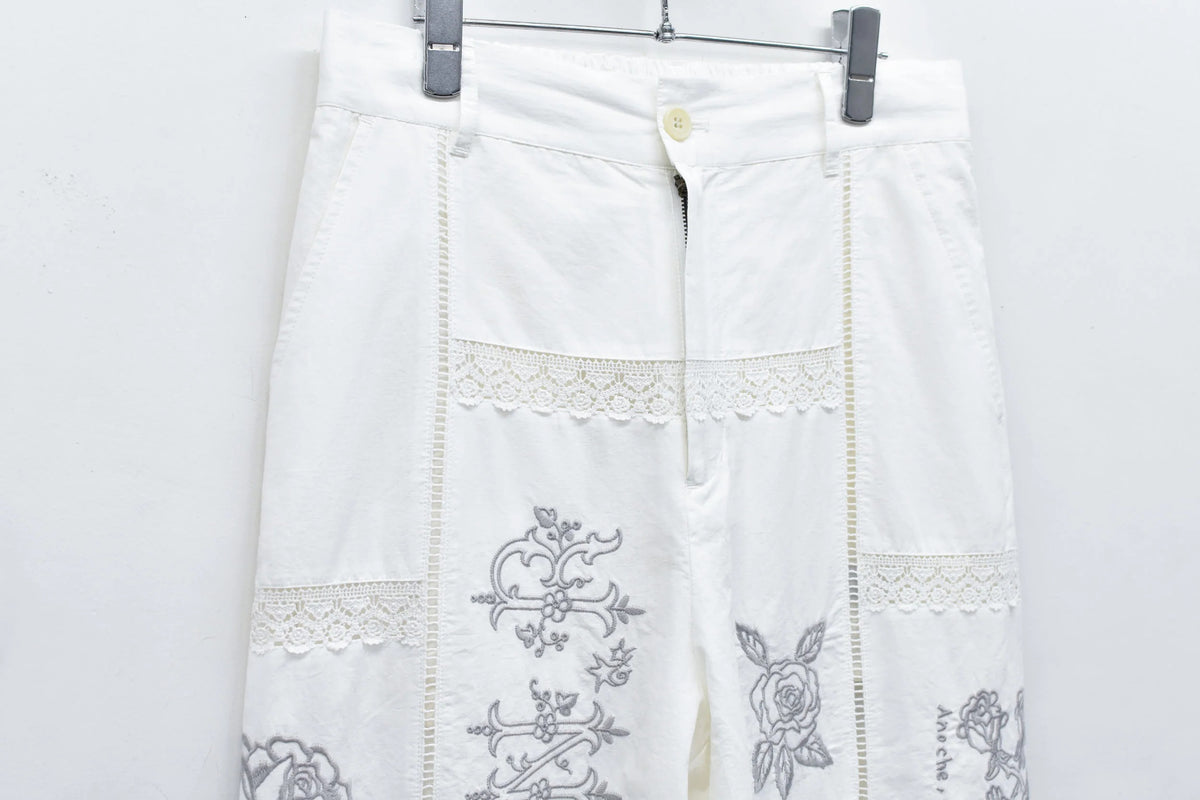 【New Rose】　Ladder Race×Embroidery Pants