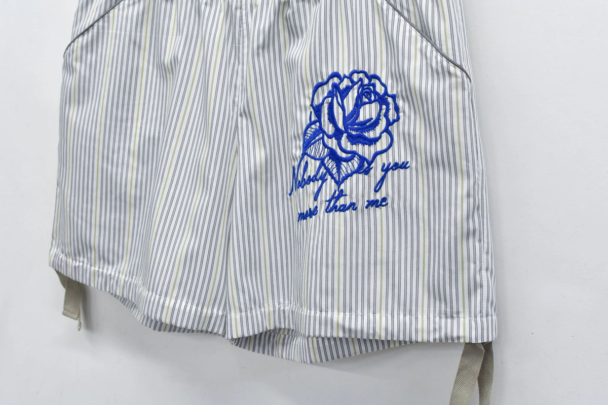 【New Rose】　Pajama Shorts / Embroidery