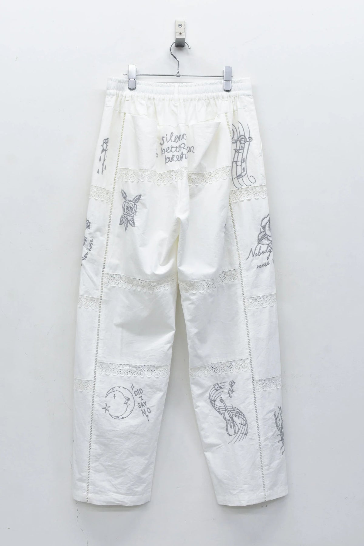 【New Rose】　Ladder Race×Embroidery Pants
